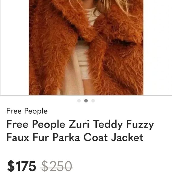 Free People Zuri Teddy Shaggy Faux fur coat - Picture 6 of 10